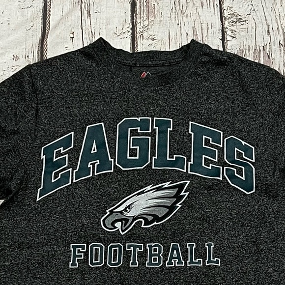 Philadelphia Eagles NFL Football Sports Crewneck Tee Top Shirt - Picture 2 of 4